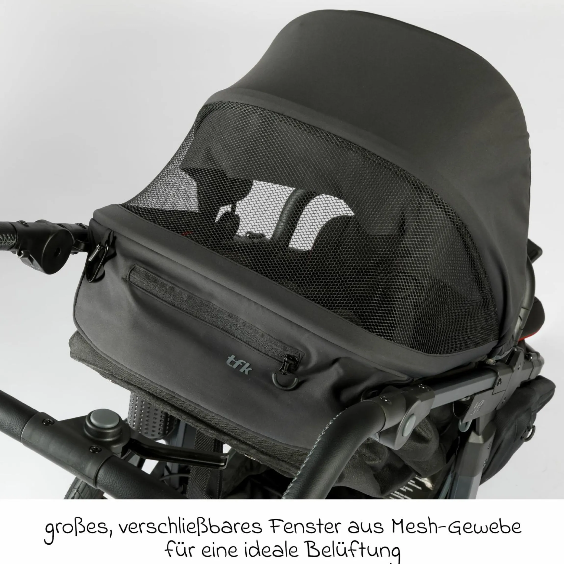 Sportsitz für Pro XXL-Komfort-Sitz für Kinder bis 34 kg - Anthrazit