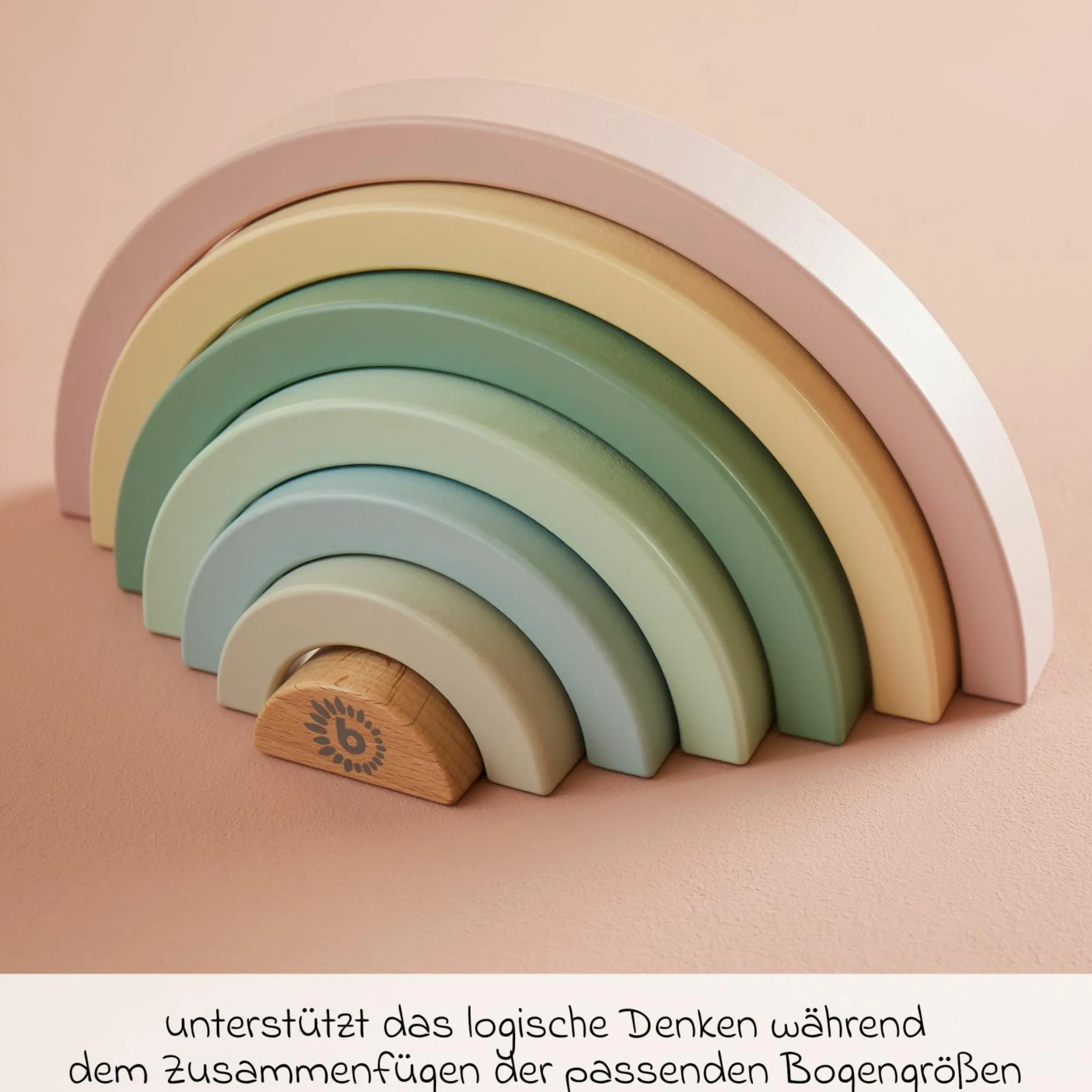Stapelspiel Regenbogen