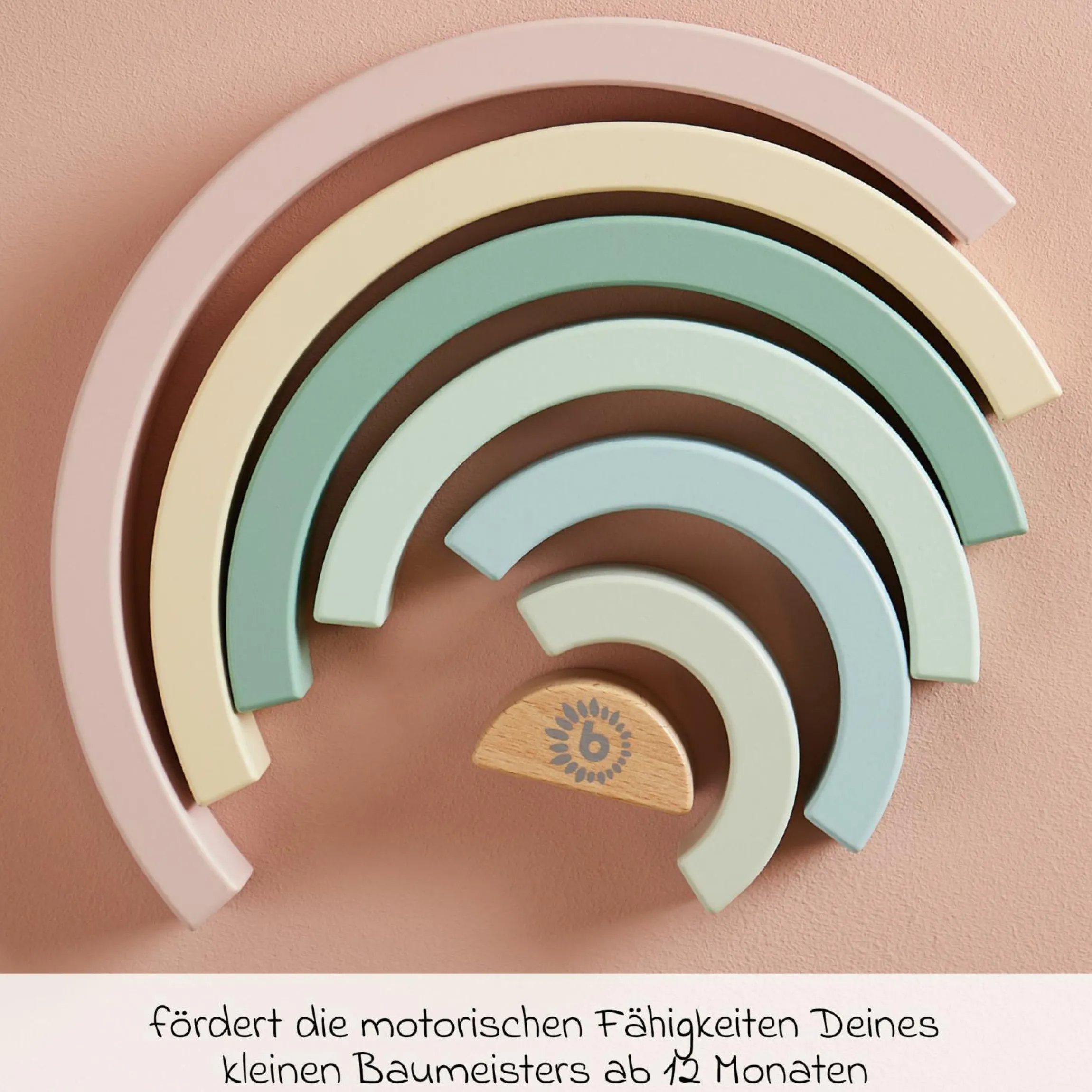Stapelspiel Regenbogen