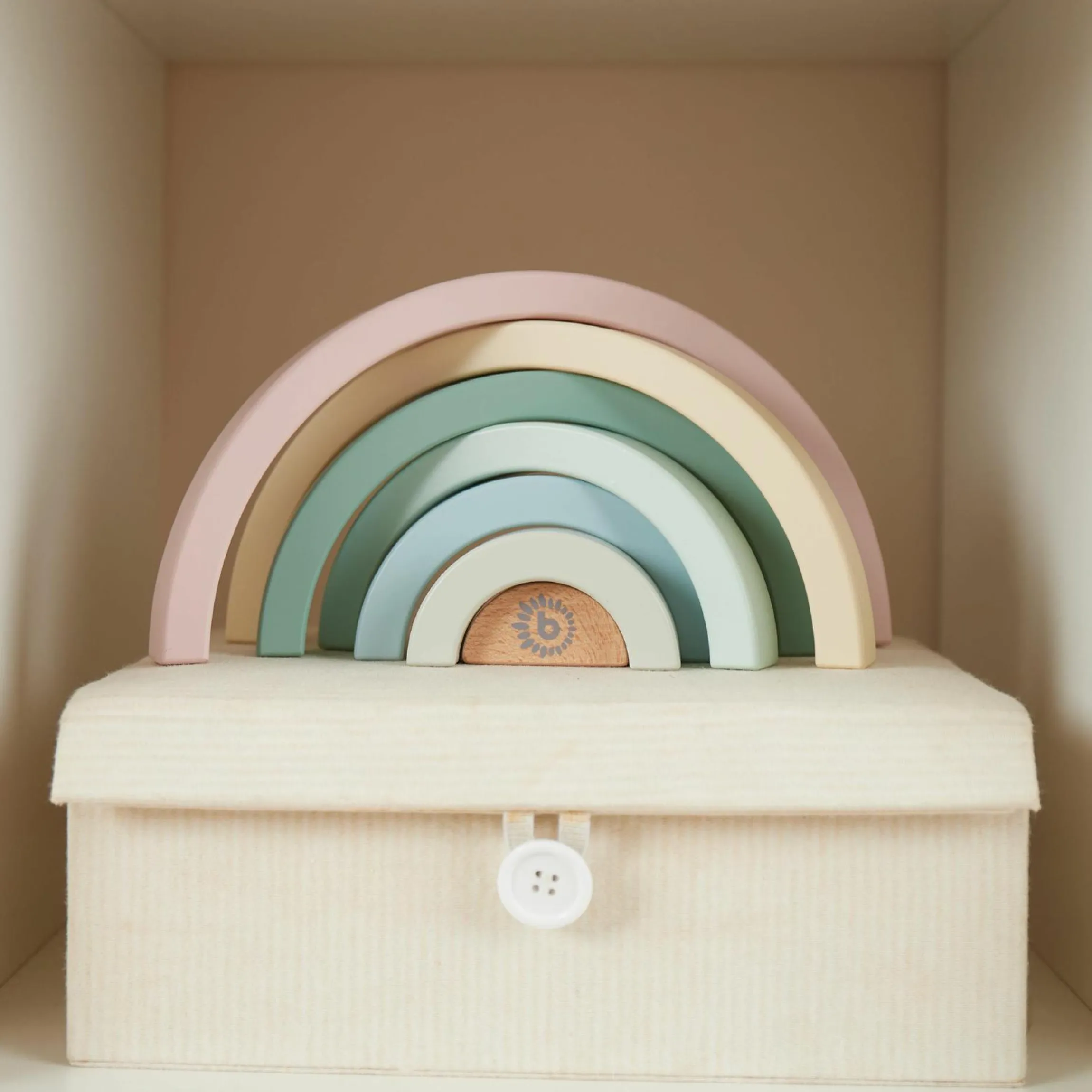 Stapelspiel Regenbogen