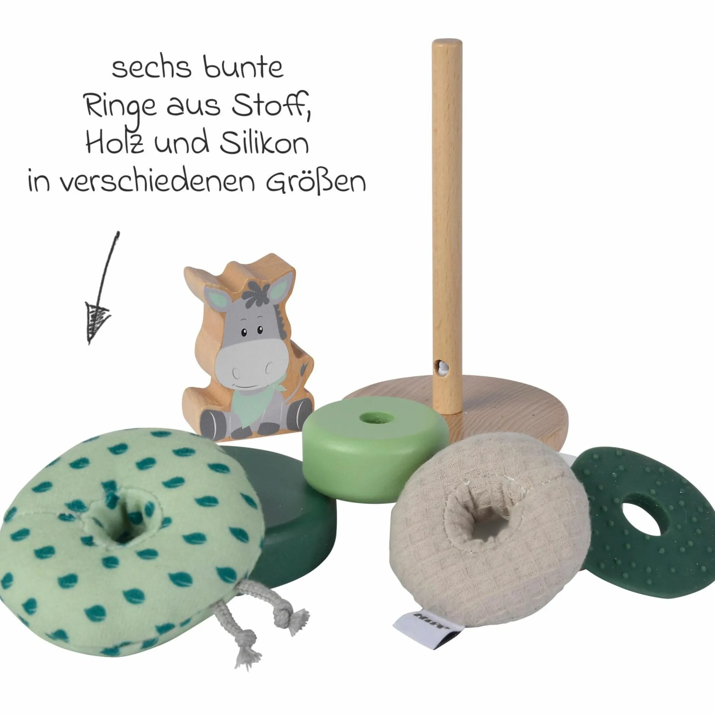 Stapelturm HIPP - Esel