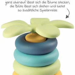 Stapelturm Stehauf-Ringpyramide Green - aus nachhaltigen Rohstoffen