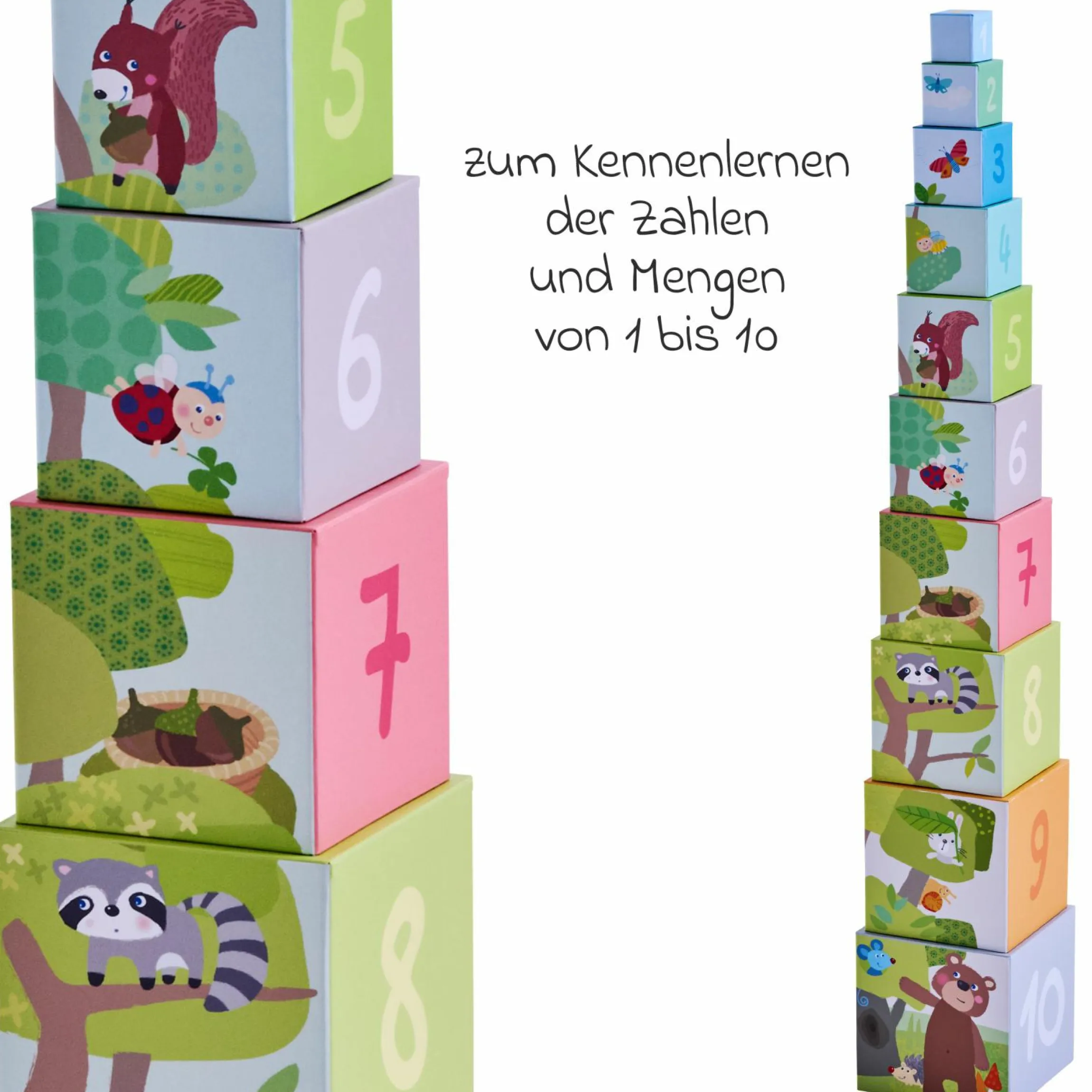 Stapelwürfel XXL - Waldfreunde