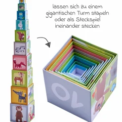 Stapelwürfel XXL - Waldfreunde