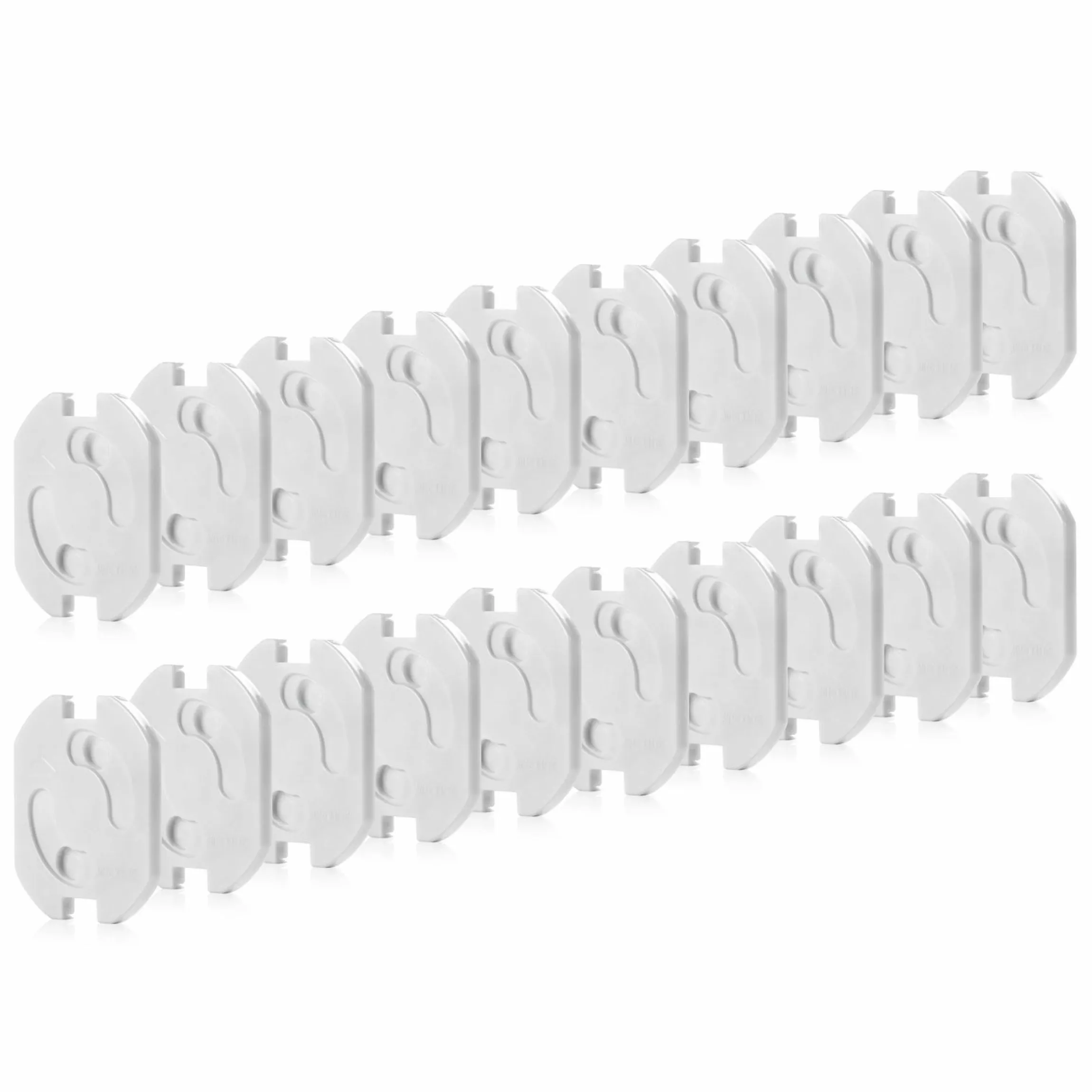 Steckdosenschutz 20er Pack zum Kleben - Weiß