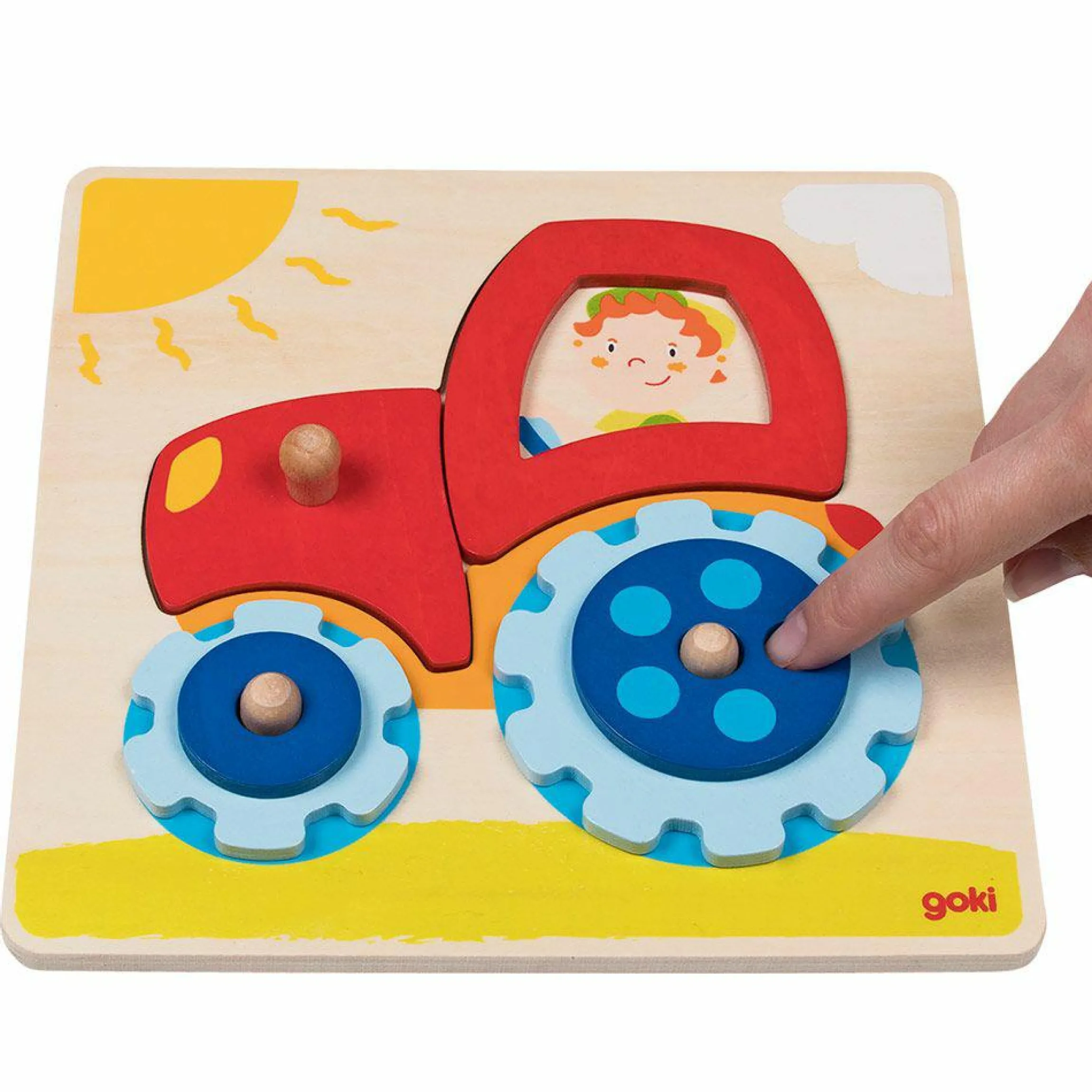 Steckpuzzle Traktor - 6 Teile