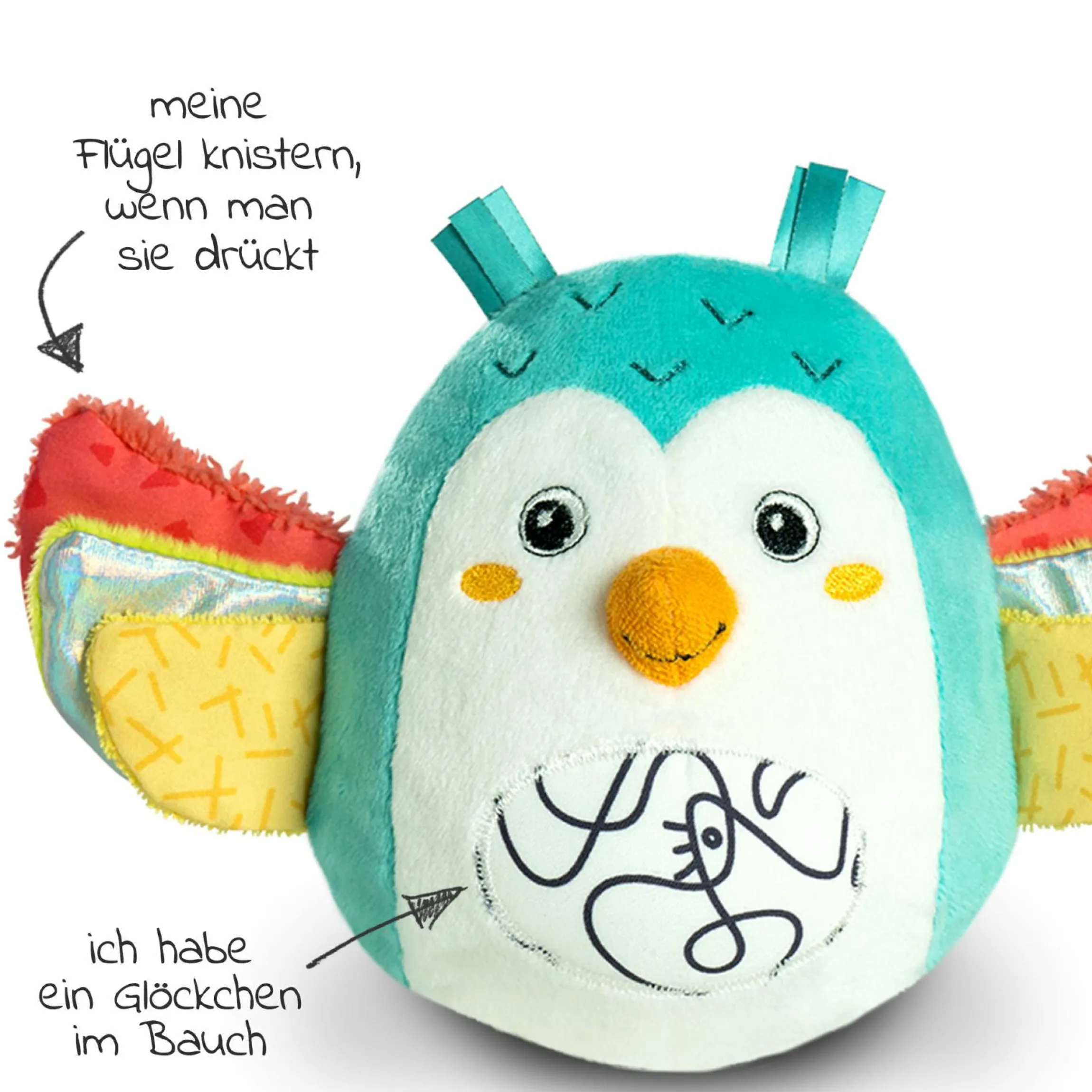 Steh-auf-Figur Eule - DoBabyDoo