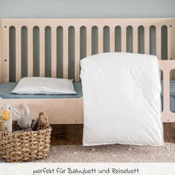 Steppbett-Set Federn & Daunen 100 x 135 cm + 40 x 60 cm
