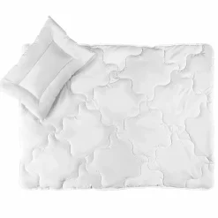 Steppbett-Set Premium Complete 100 x 135 + 40 x 60 cm - Weiß
