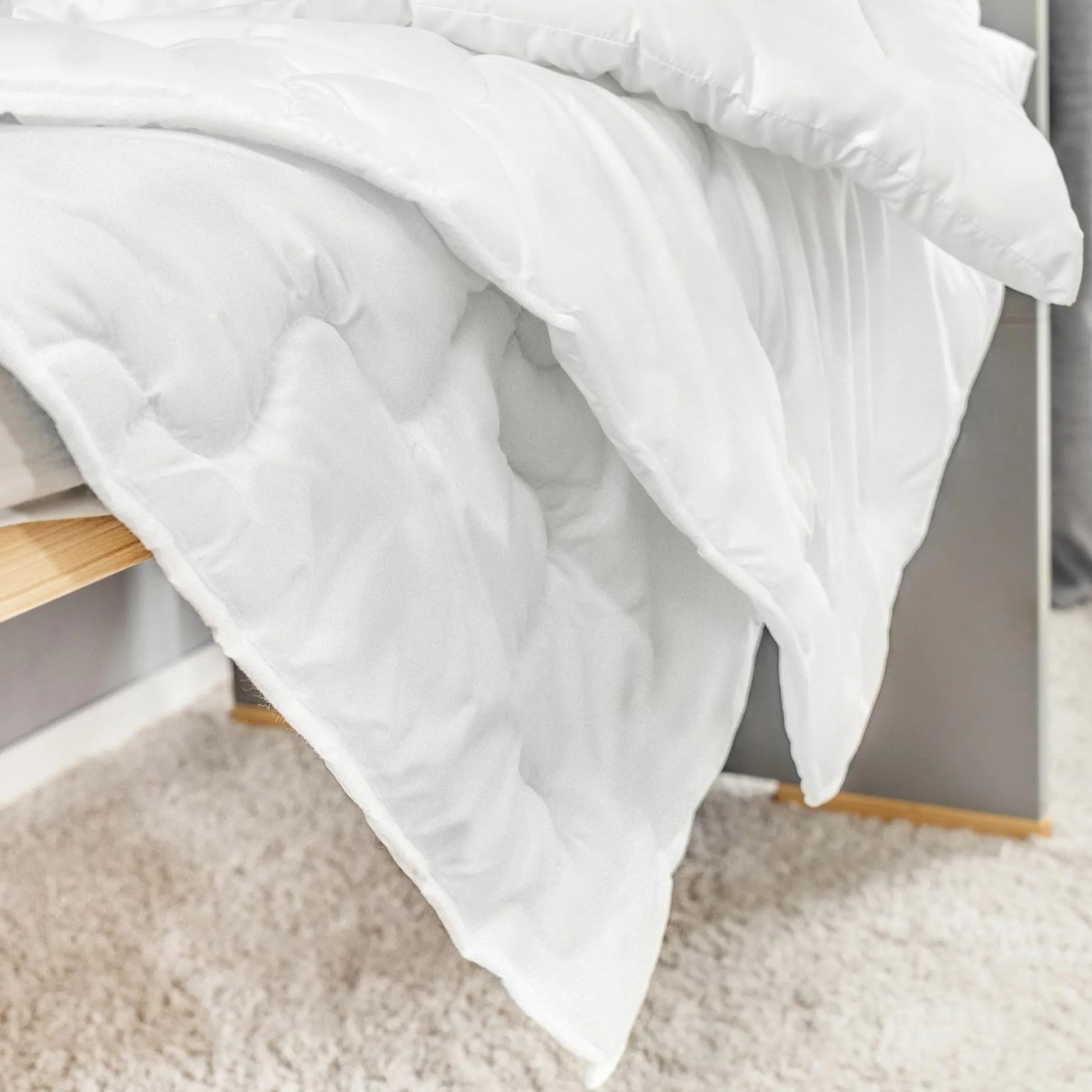 Steppbett-Set Premium Complete 100 x 135 + 40 x 60 cm - Weiß
