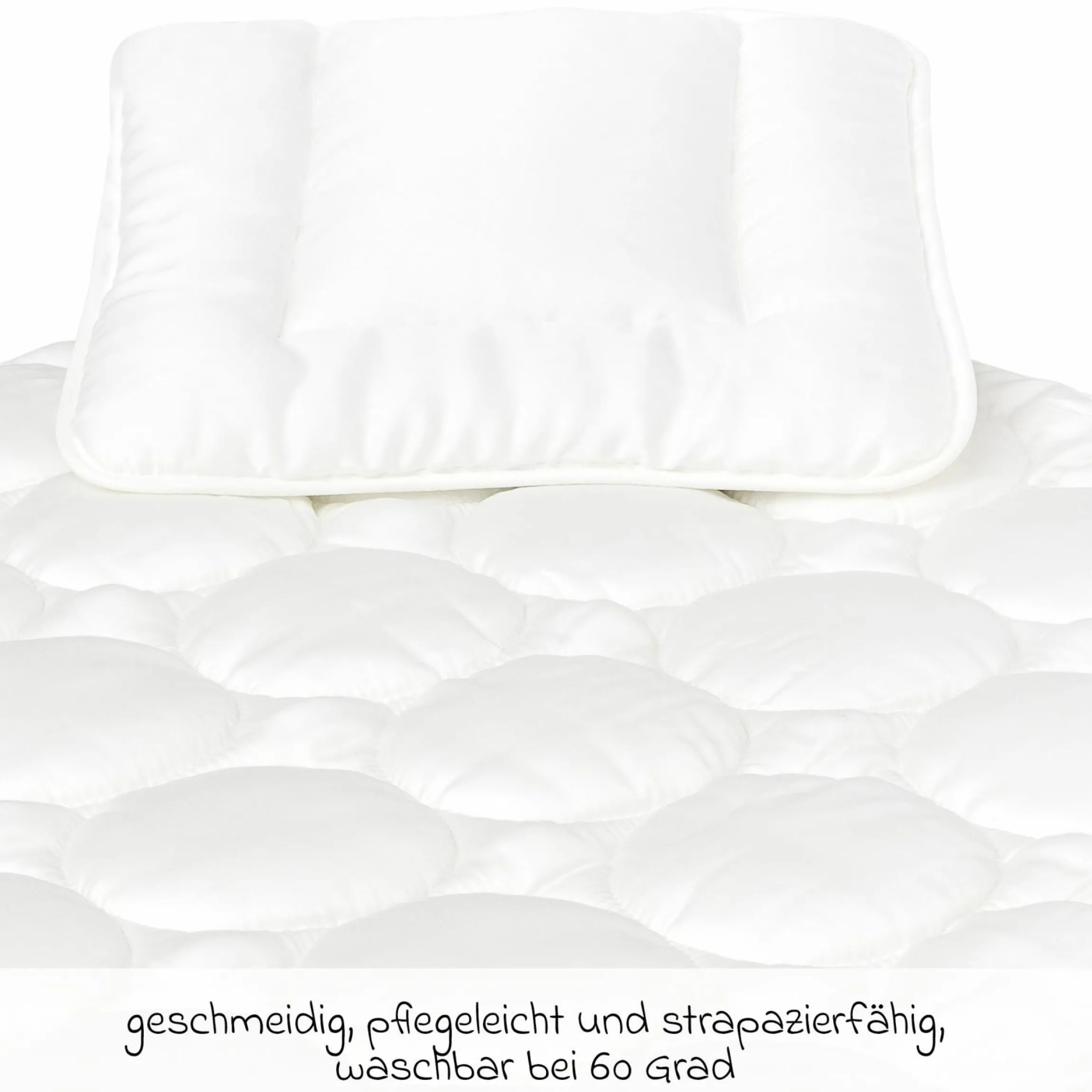 Steppbett-Set Vier Jahreszeiten TENCEL™ 80 x 80 cm + 35 x 40 cm