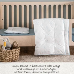 Steppdecke Daunen 80 x 80 cm