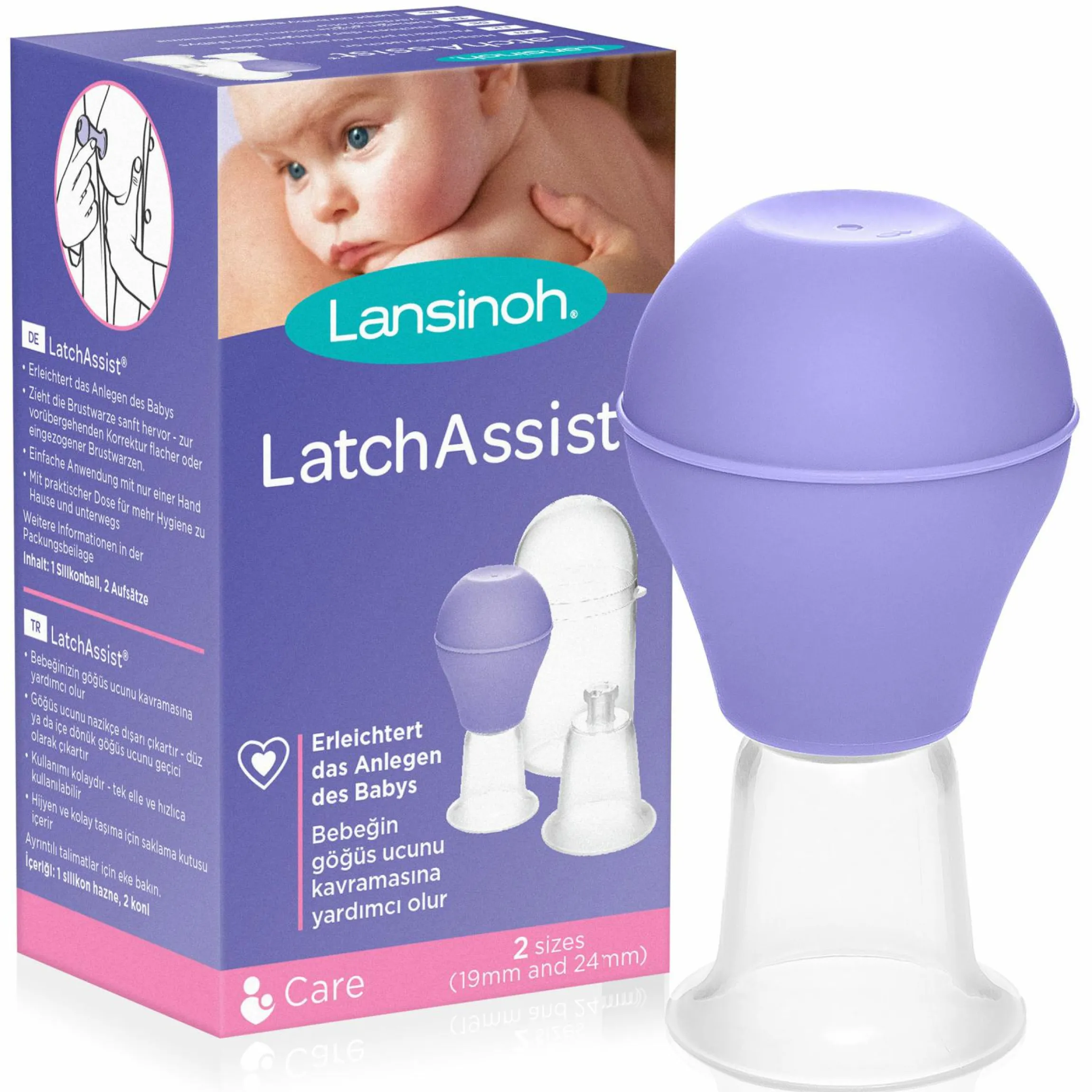 Still-Hilfe / Brustwarzenformer LatchAssist® mit Aufbewahrungsbox