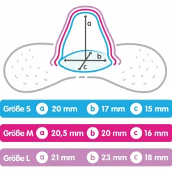 Stillhütchen 2er Pack mit Aufbewahrungsbox - Gr. M