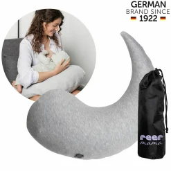 Stillkissen Air Mama aufblasbar inkl. Bezug & Tragebeutel - Grau