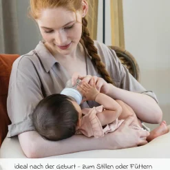 Stillkissen Buddy - mit Mikroperlen-Füllung inkl. Organic Cotton Bezug 180 cm - Tetra Sand
