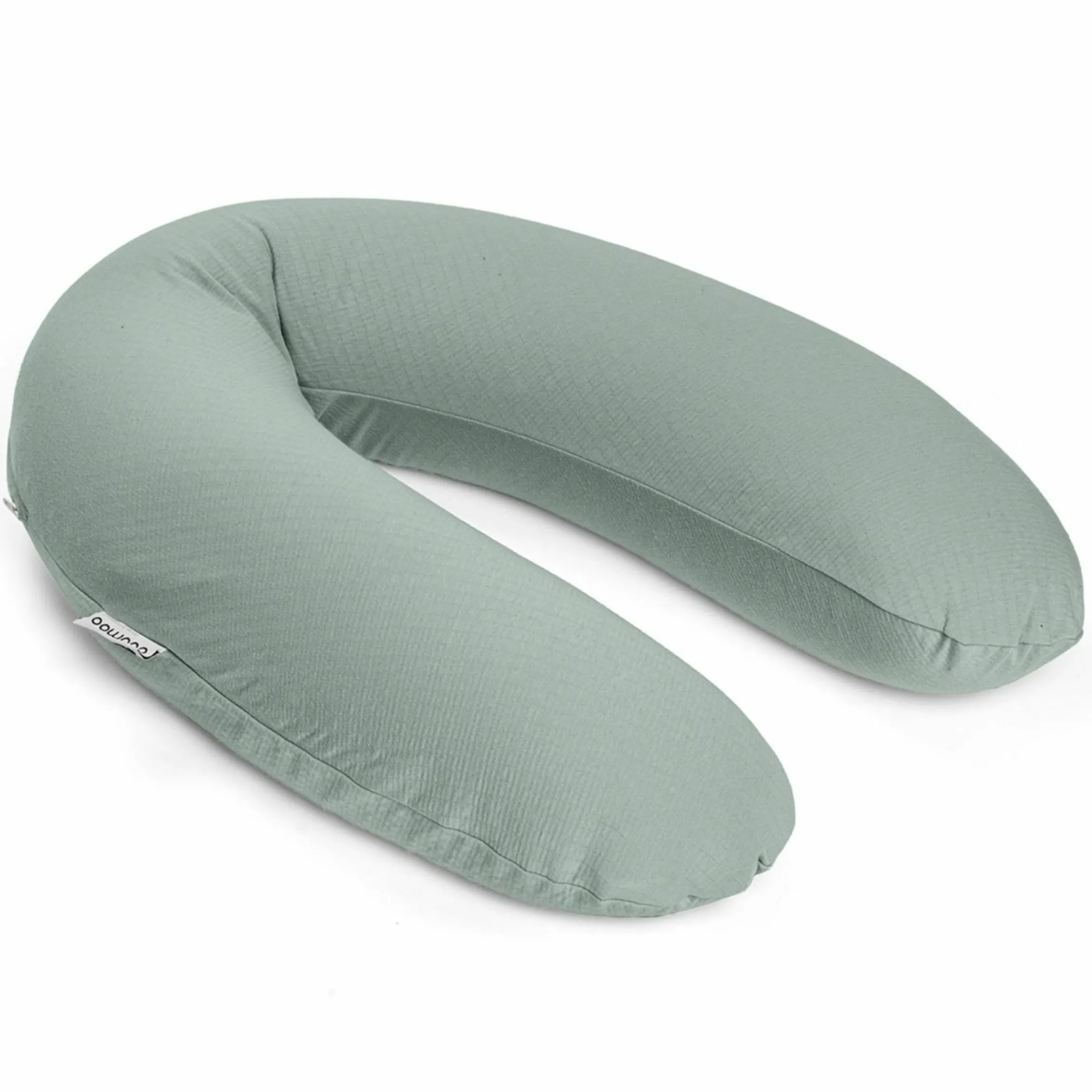 Stillkissen Buddy - mit Mikroperlen-Füllung inkl. Organic Cotton Bezug 180 cm - Tetra Green