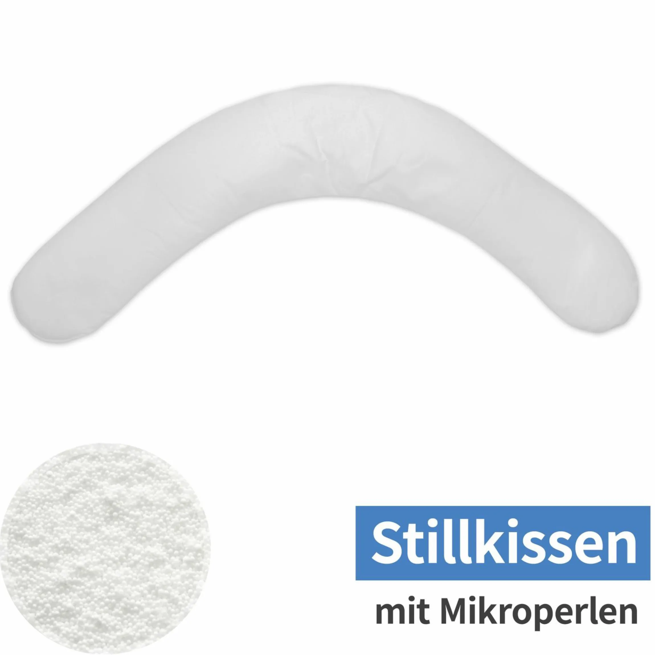 Stillkissen Das Komfort - Mikroperlen-Füllung 180 cm - ohne Bezug