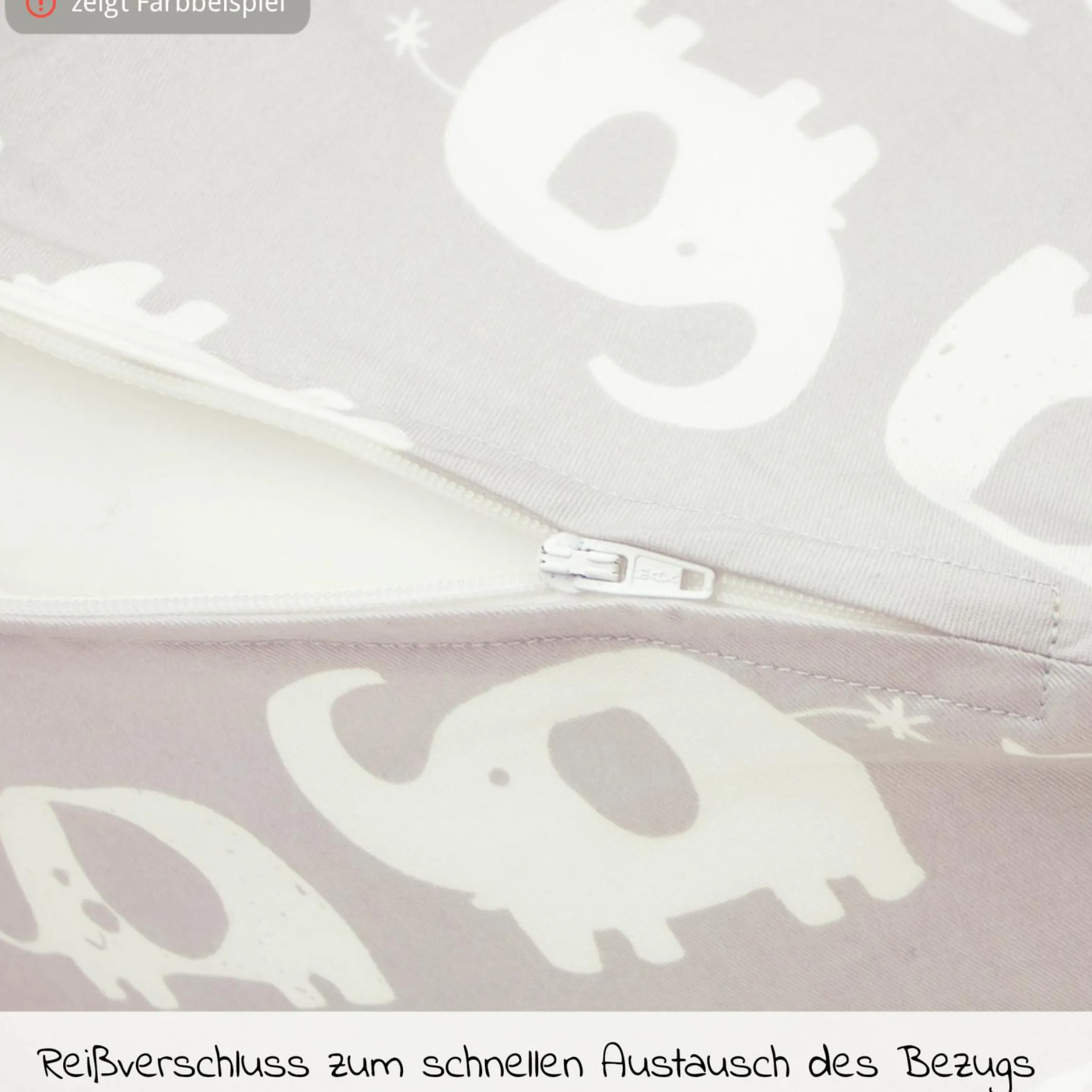 Stillkissen Das Komfort mit Mikroperlen-Füllung inkl. Bezug 180 cm - Vöglein - Rosè