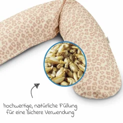 Stillkissen Das Original mit Dinkelspelz-Füllung inkl. Bezug Bamboo 190 cm - Leo
