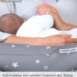 Stillkissen Das Original mit Mikroperlen-Füllung inkl. Bezug 190 cm - Bambus-Bär