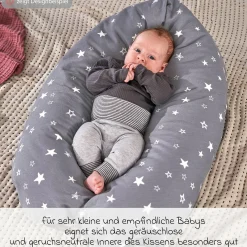 Stillkissen Das Original mit Polyesterhohlfaser-Füllung inkl. Bezug Bamboo 190 cm - Leo