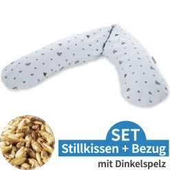 Stillkissen Das Original mit Dinkelspelz-Füllung inkl. Bezug 190 cm - Sweetheart