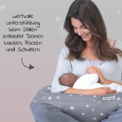 Stillkissen Das Original mit Polyesterhohlfaser-Füllung inkl. Bezug 190 cm - Sternenhimmel