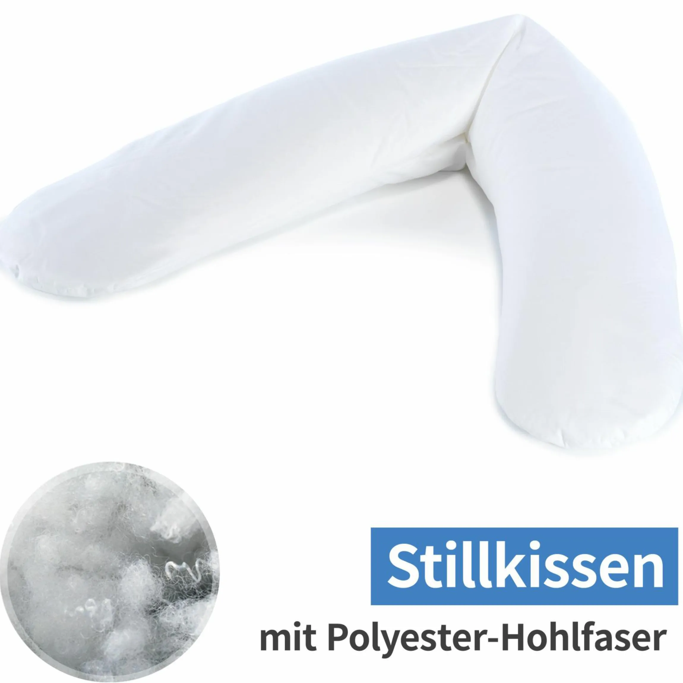 Stillkissen Das Original - Polyesterhohlfaser-Füllung 190 cm - ohne Bezug