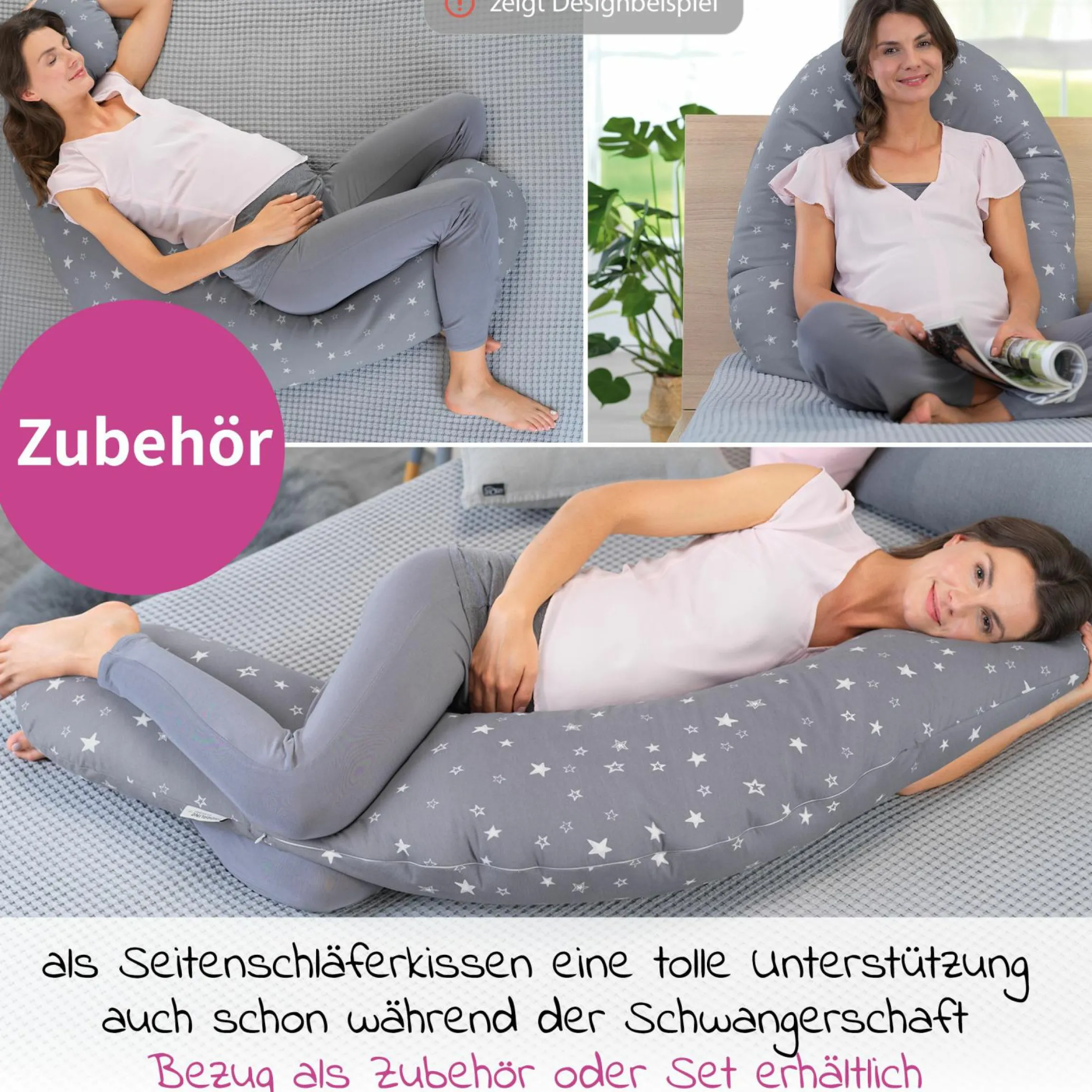 Stillkissen Das Original - Polyesterhohlfaser-Füllung 190 cm - ohne Bezug