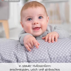 Stillkissen Das Wynnie mit Polyesterhohlfaser-Füllung inkl. Bezug - Sterne - Cappuccino