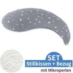 Stillkissen Das Yinnie mit Mikroperlen-Füllung inkl. Bezug 135 cm - Sternenhimmel