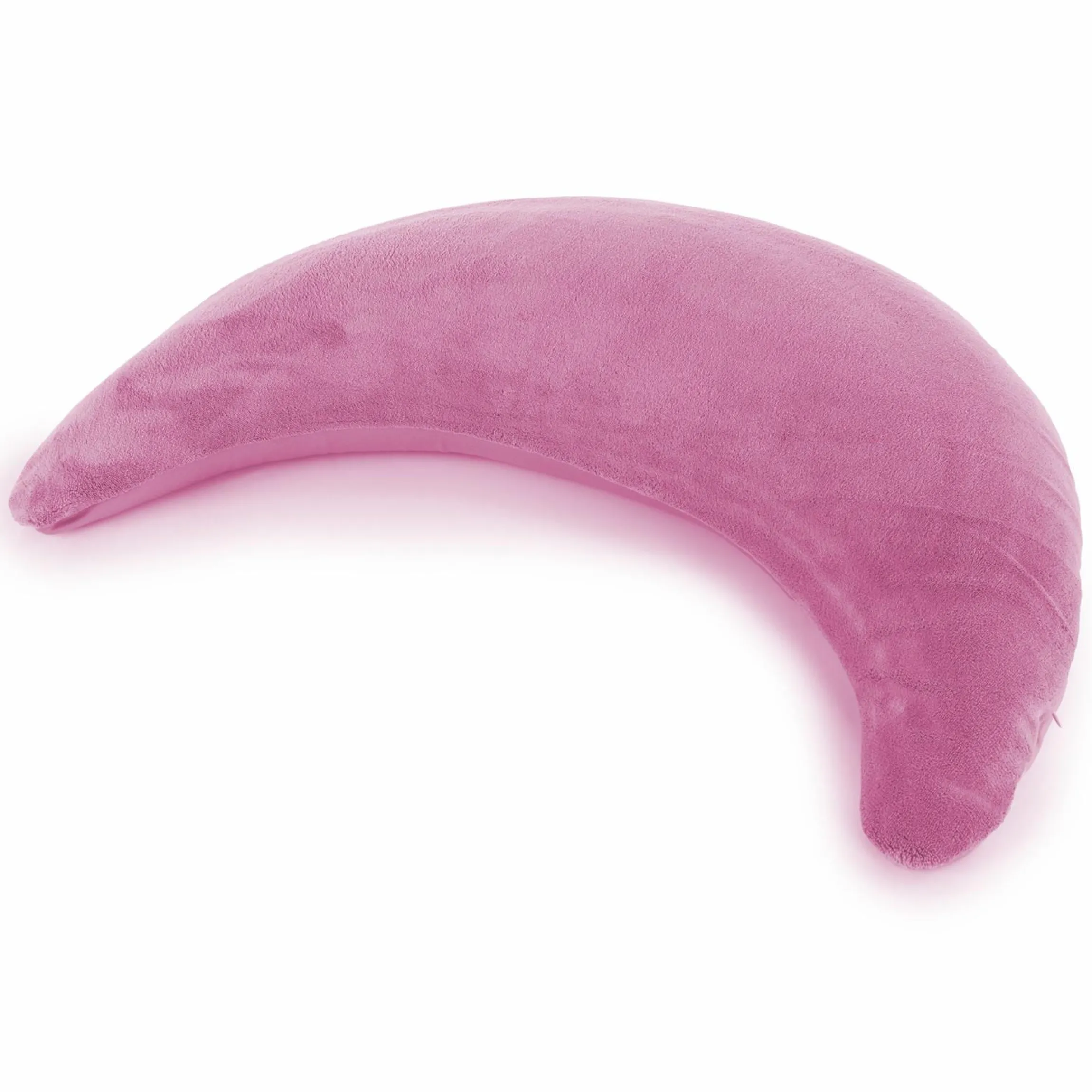 Stillkissen Der Plüschmond mit Mikroperlen-Füllung 140 cm - Malve