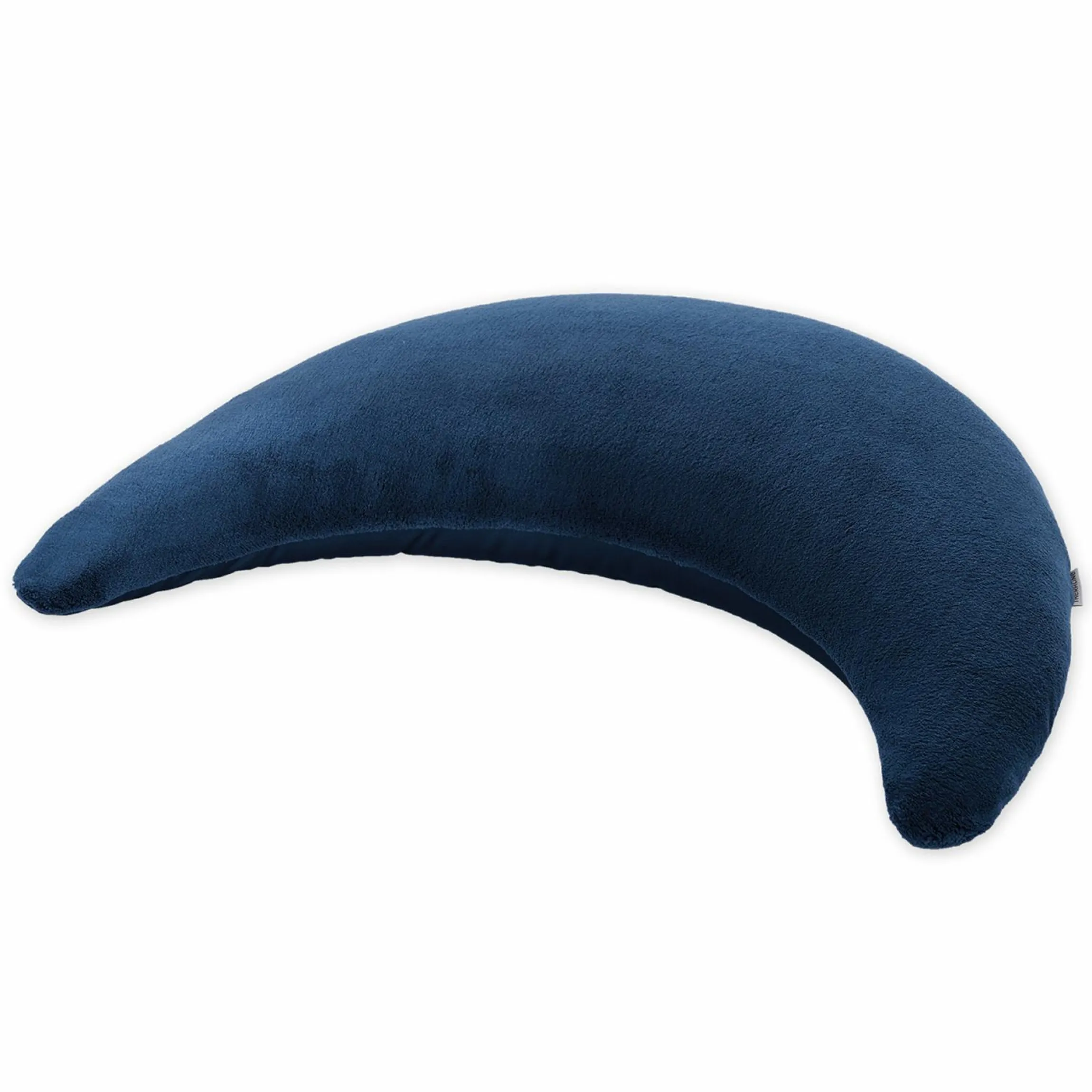 Stillkissen Der Plüschmond mit Mikroperlen-Füllung 140 cm - Dunkelblau