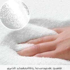 Stillkissen Der Plüschmond mit Mikroperlen-Füllung 140 cm - Puderrosa