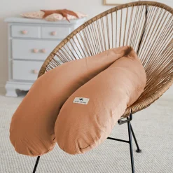 Stillkissen Mikroperlen-Füllung inkl. Bezug 190 cm - Musselin - Dune