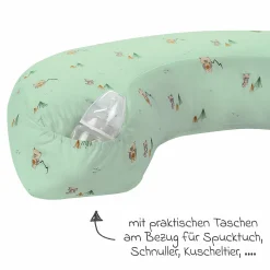 Stillkissen mit Tasche am Jersey-Bezug 124 cm - TwoFriends - Greenery - Kollektion 2024