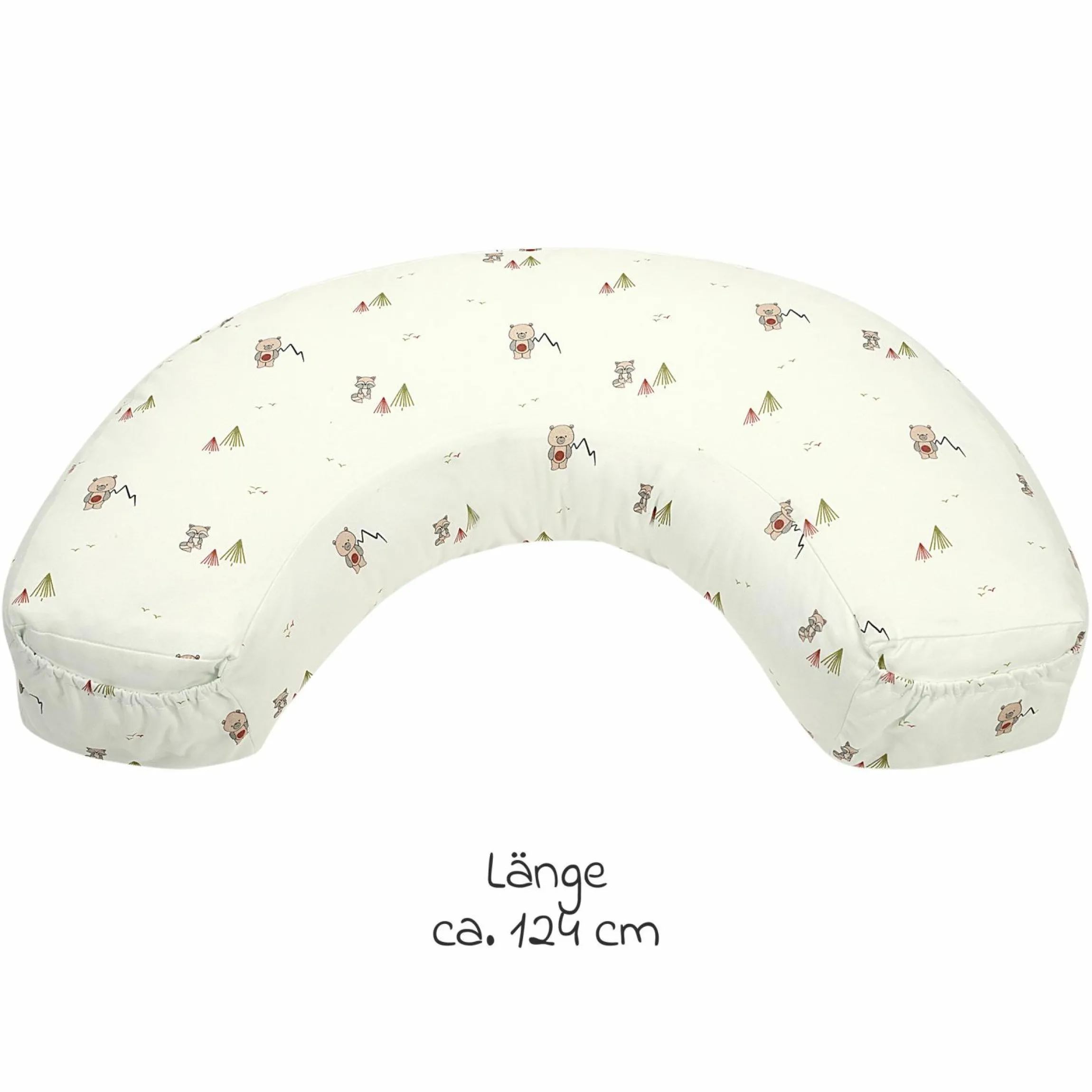 Stillkissen mit Tasche am Jersey-Bezug 124 cm - TwoFriends - Nature - Kollektion 2024