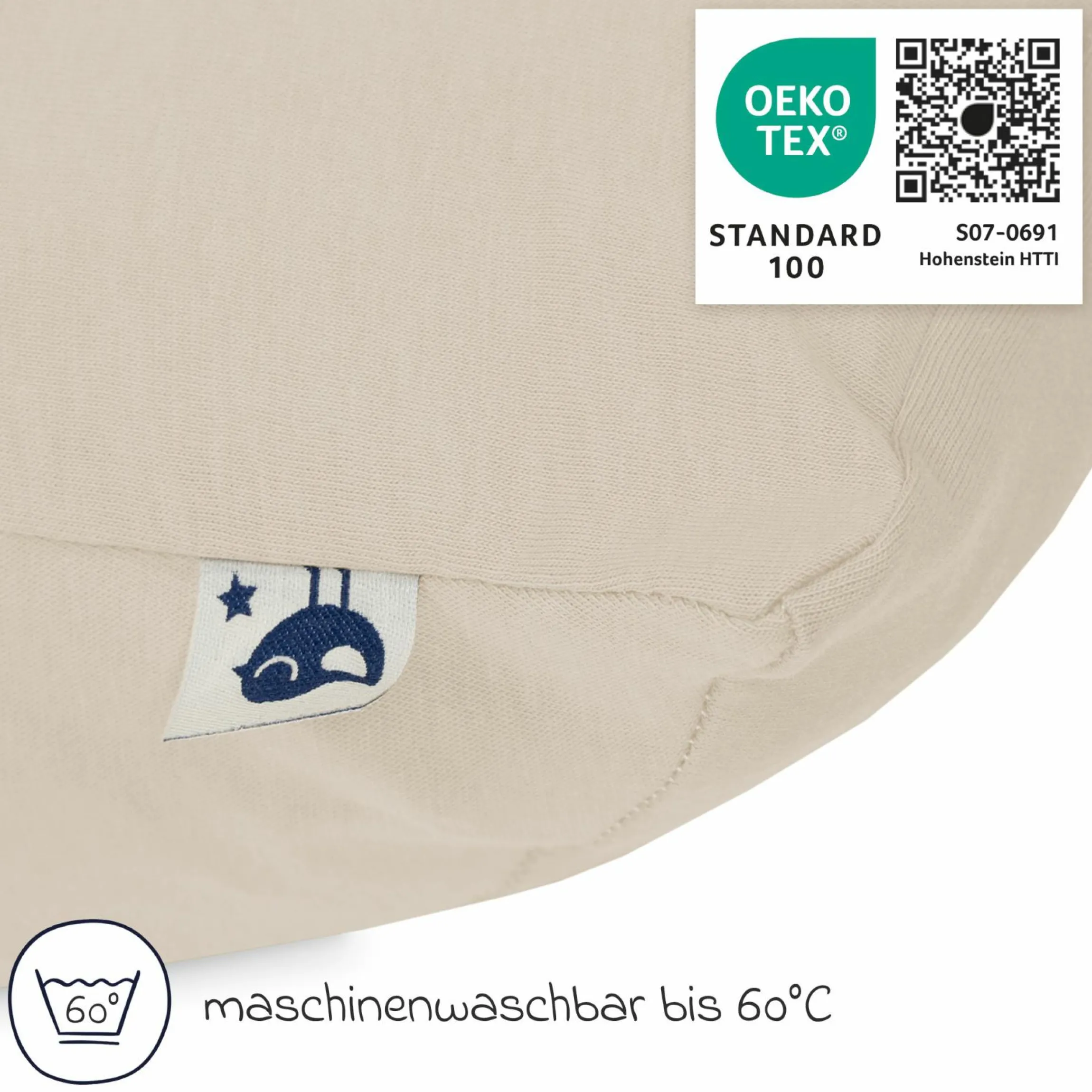 Stillkissen Move mit gepolsteter Armschlaufe - Sand