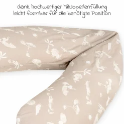 Stillkissen Nappy Mikroperlen-Füllung inkl. Bezug 190 cm - Jungle Dream