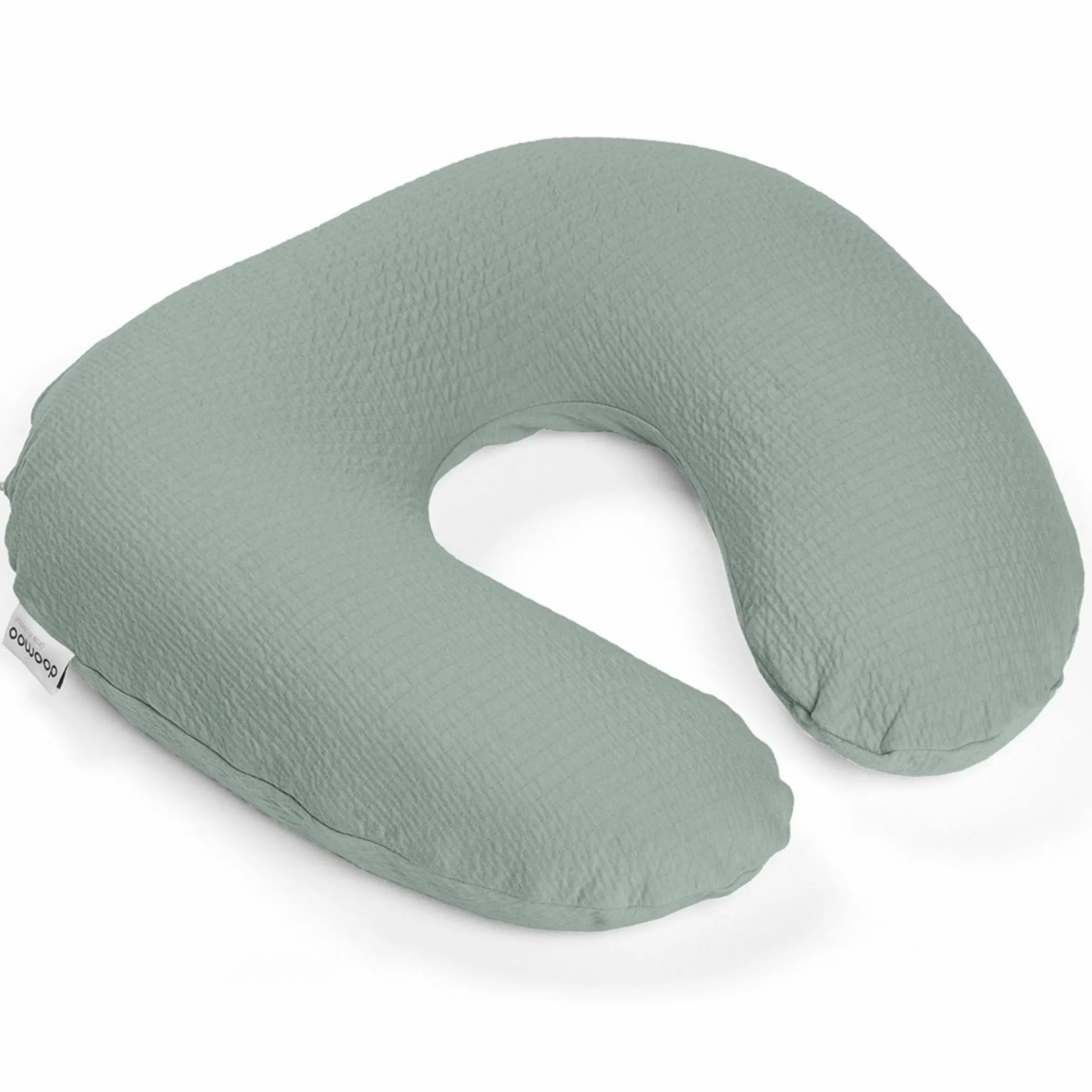 Stillkissen Softy - mit Mikroperlen-Füllung inkl. Organic Cotton Bezug 150 cm - Tetra Green