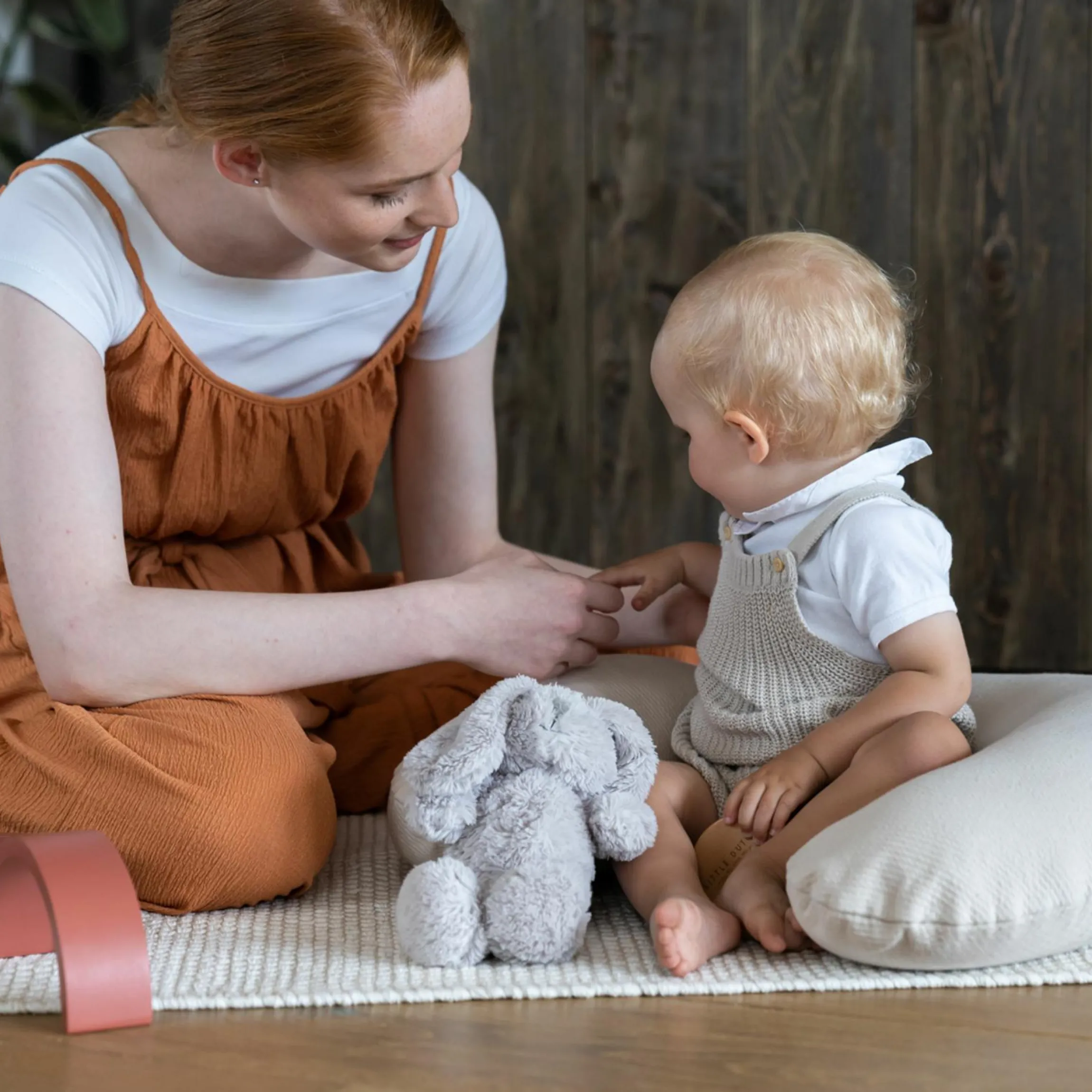 Stillkissen Softy - mit Mikroperlen-Füllung inkl. Organic Cotton Bezug 150 cm - Tetra Sand