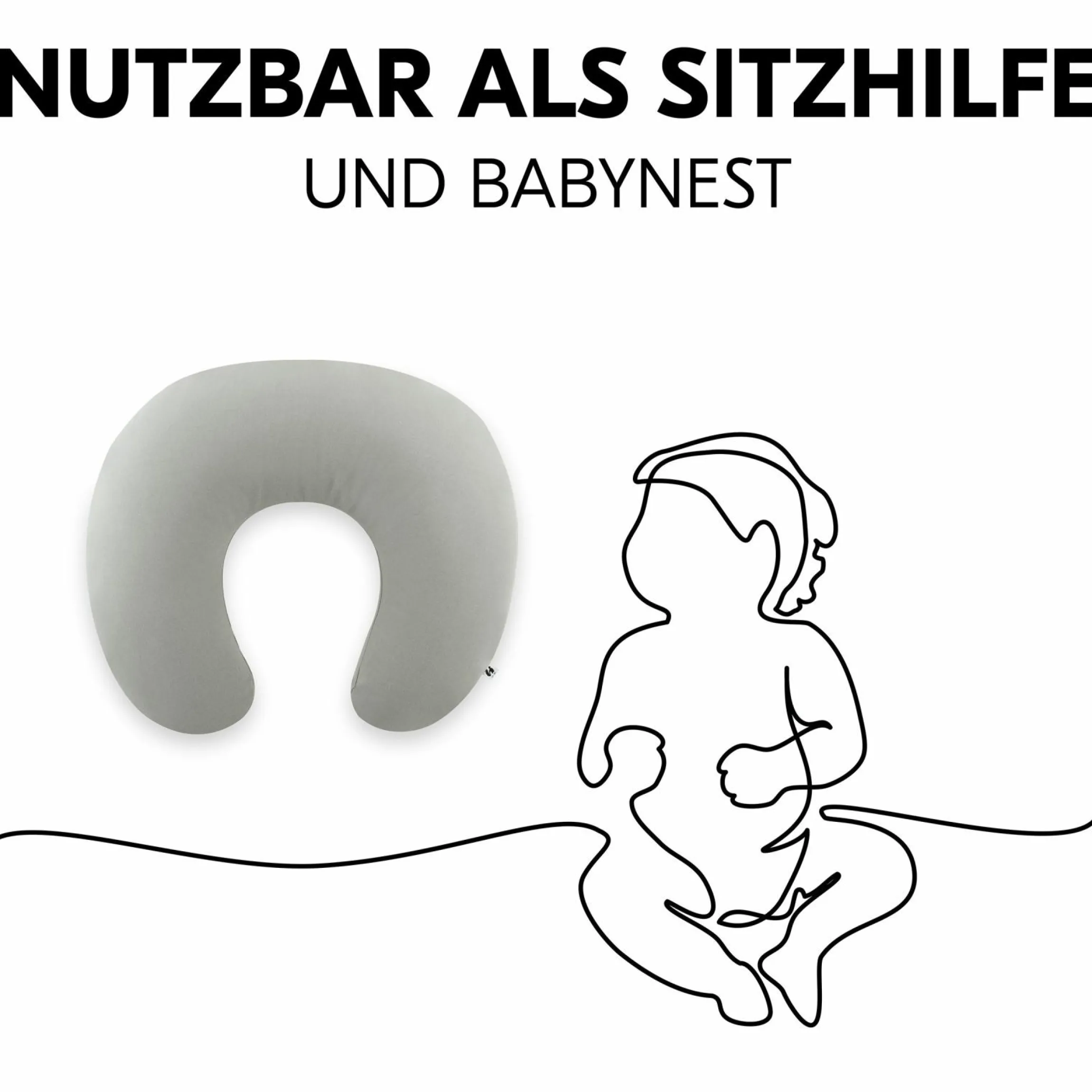 Stillkissen und Stillhilfe - Nurse N Feed - Anthracite