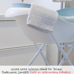 Ständer für Badewanne + Wickeltisch Camele'o - Light Mist