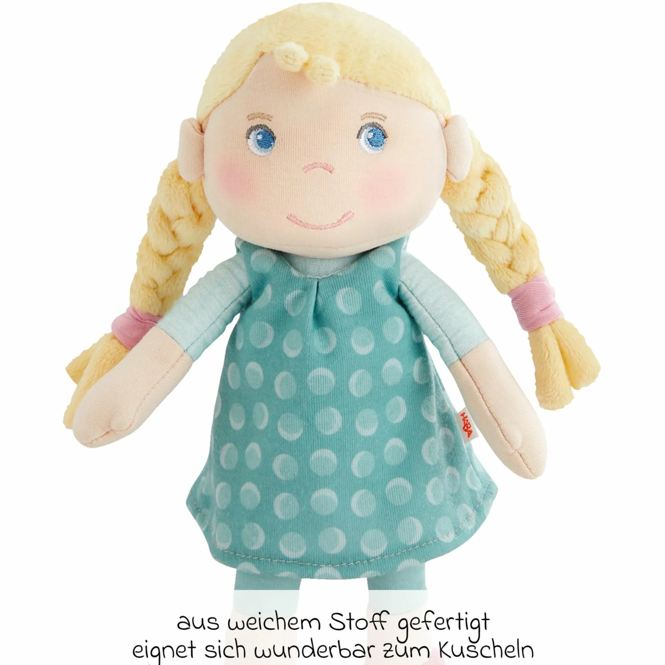 Stoffpuppe / Kuschelpuppe 25 cm - Linnéa