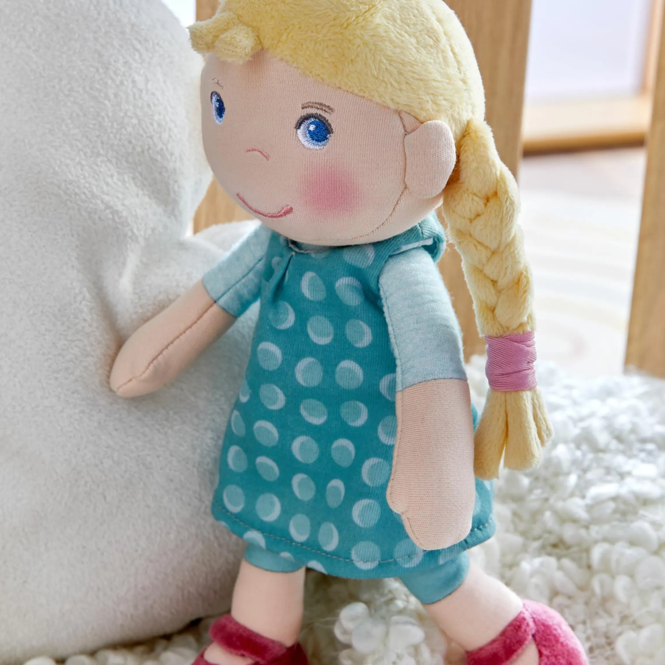 Stoffpuppe / Kuschelpuppe 25 cm - Linnéa