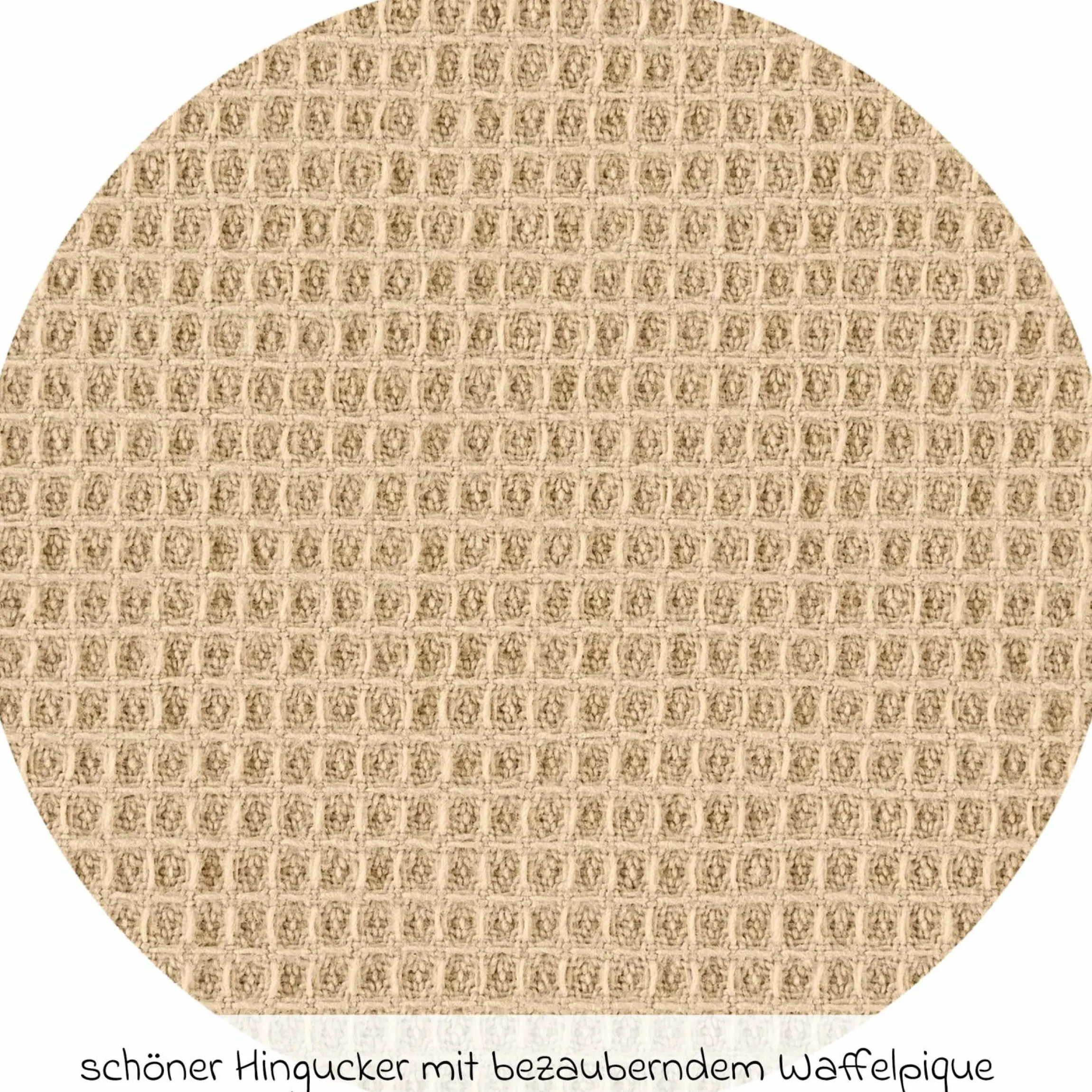 Stoff-Wickelauflage 70 x 85 cm - Waffelpique