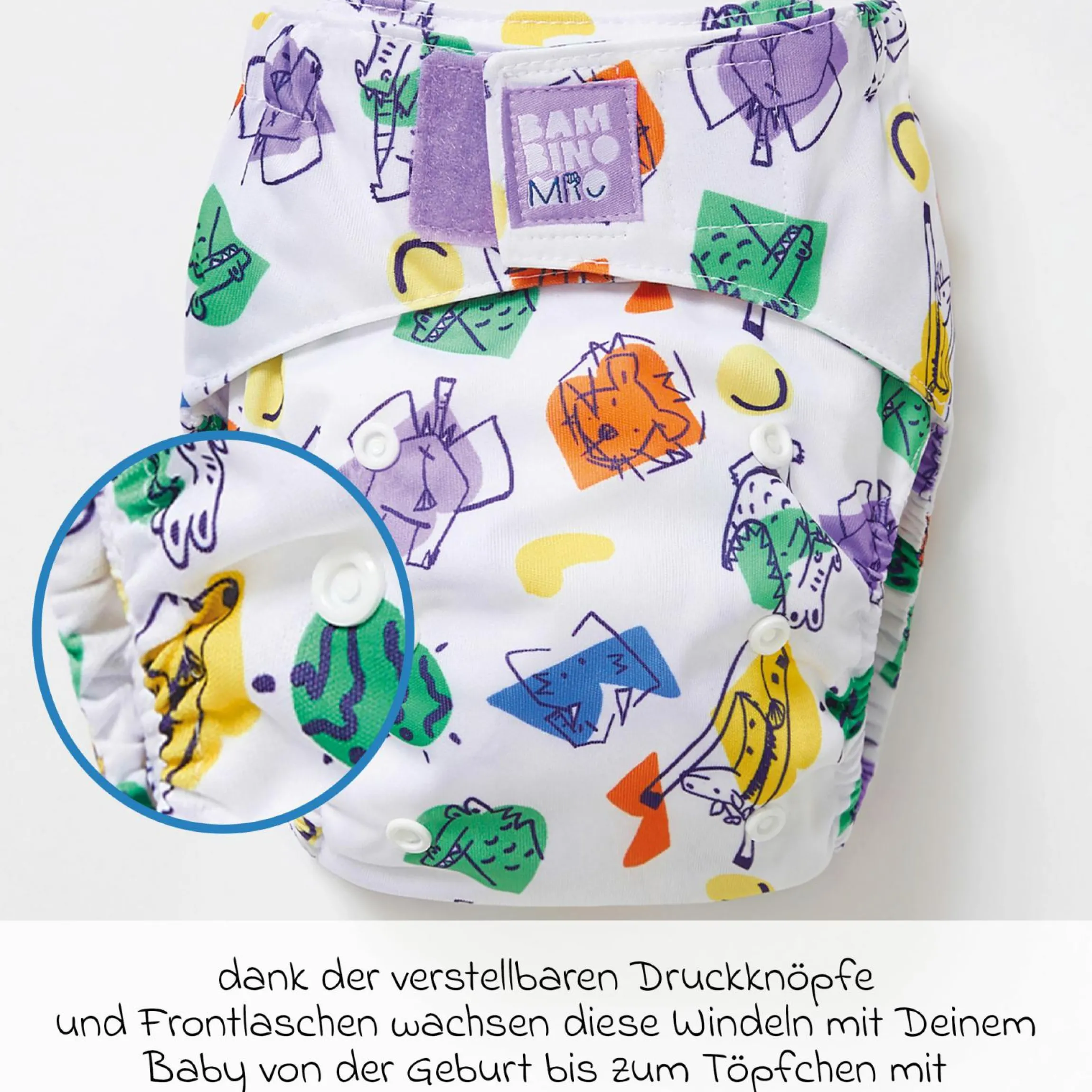 Stoffwindel - Revolutionäre wiederverwendbare Windel - Plapper