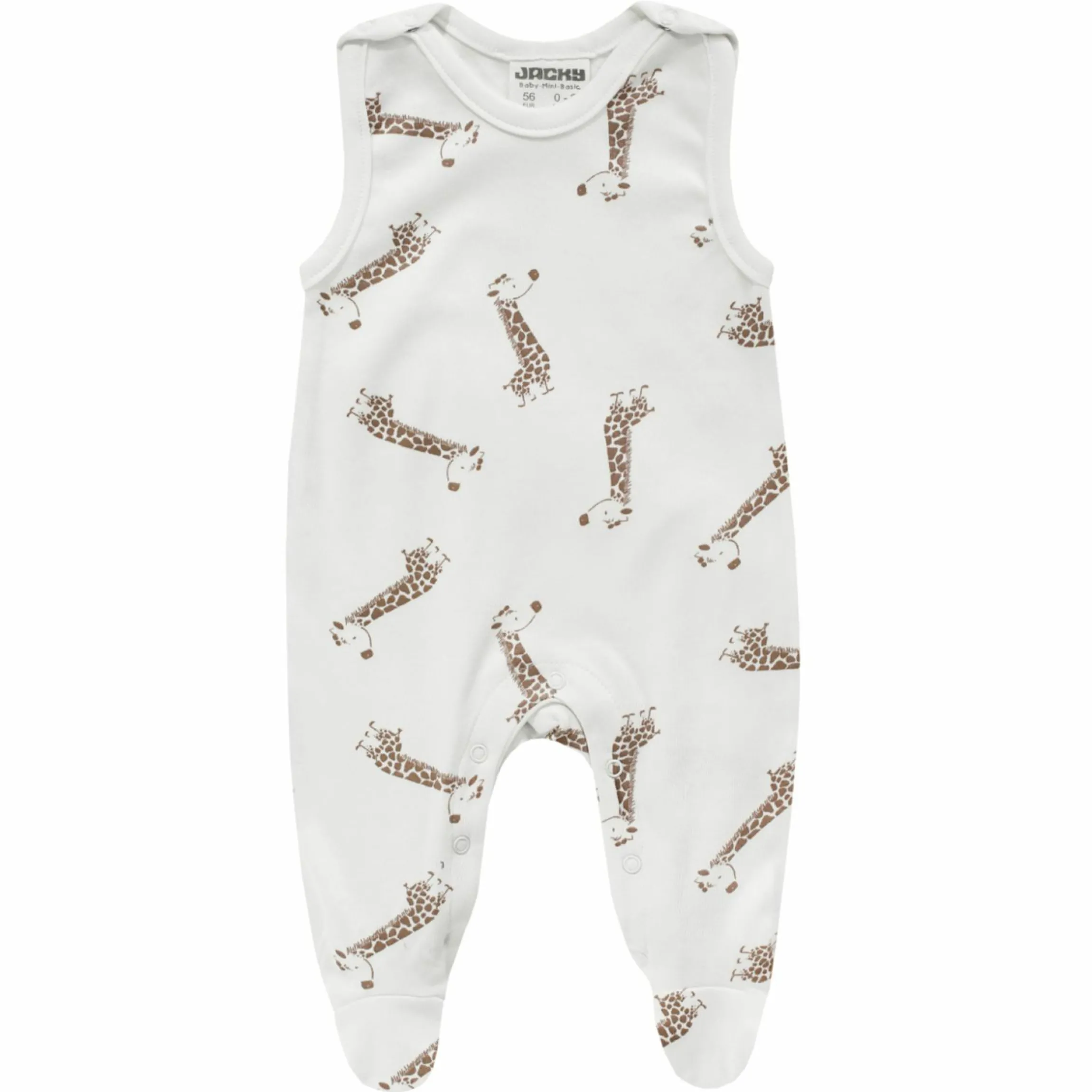 Strampler - Giraffe Allover - Offwhite - Gr. 62