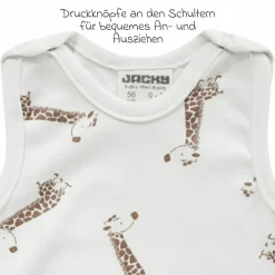 Strampler - Giraffe Allover - Offwhite - Gr. 62